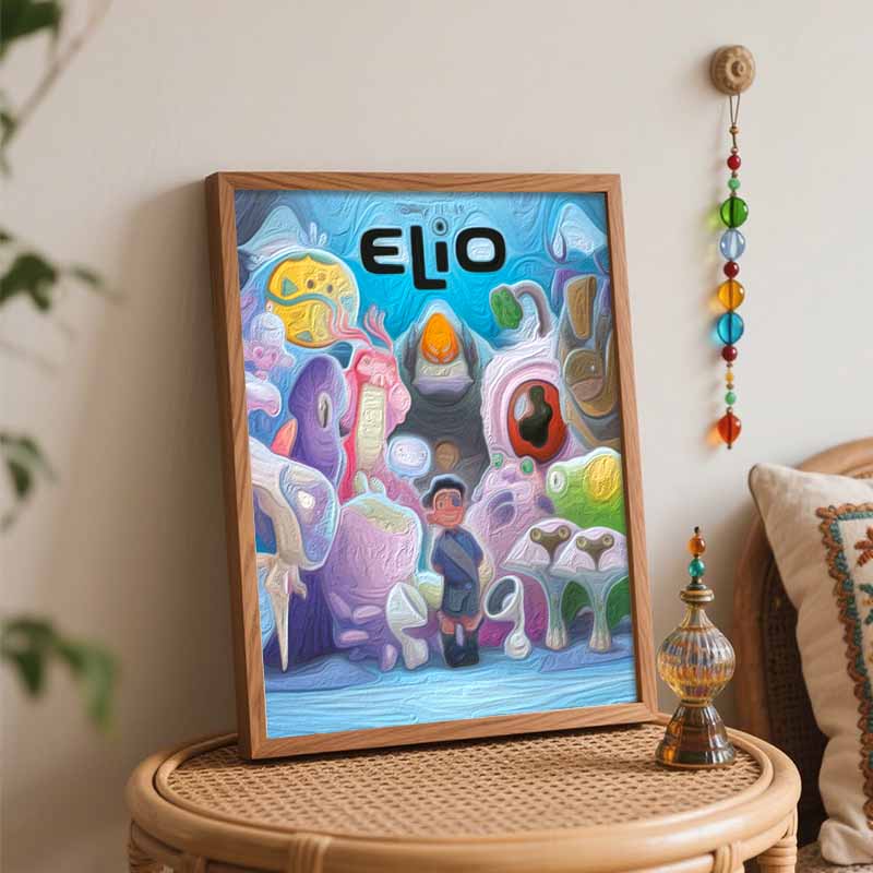 Disney Elio Painting Kit, Hand Painting Canvas DIY Home Decor
