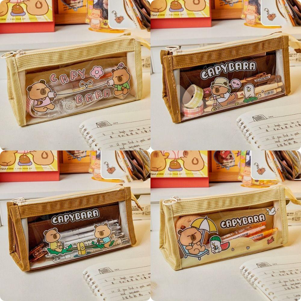 

5-слойный пенал Kapibala Pencil Pouch Cute Candleware Box Change Key