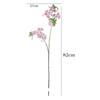 Plastic Silk Peach Blossoms Realistic Fake Flower  Wedding Birthday Party