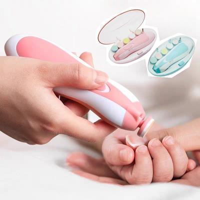 Children's Nail Grinder Set with LED Night Vision, Electric Nail Care Kit for Toddlers, Mom and Baby's Handy Assistant