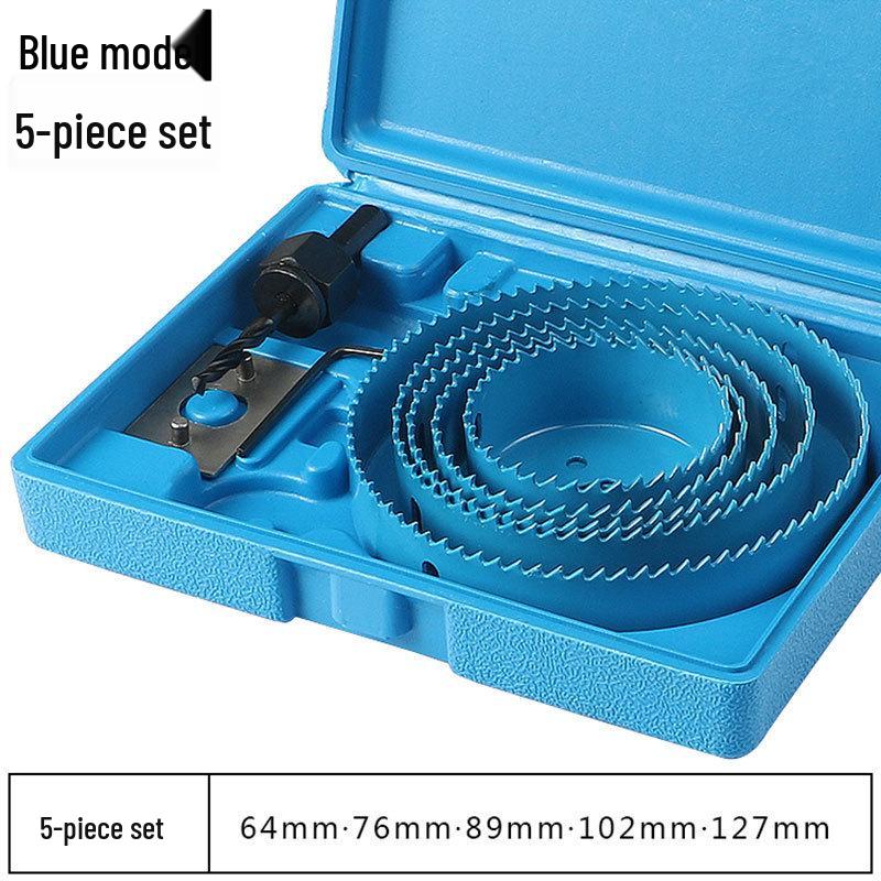 Multifunctional Woodworking Hole Opener: Wooden & Plastic Drill Bit Set for Drywall, Ceiling, and Downlight Installation