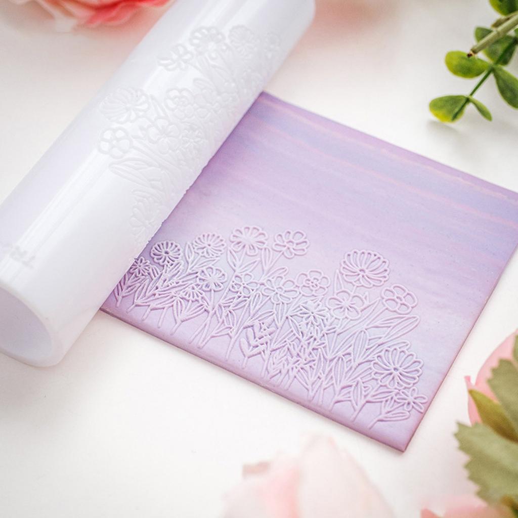 Acrylic Clay Pattern Roller Handmade Jewelry Tool for Bohemian Style Accessories Polymer Clay Texture Accessory