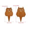 Metal Animal Yard Decors Garden Art Rust Animals for Outside Decorations Outdoor Decorative Stake Lawn Accessory