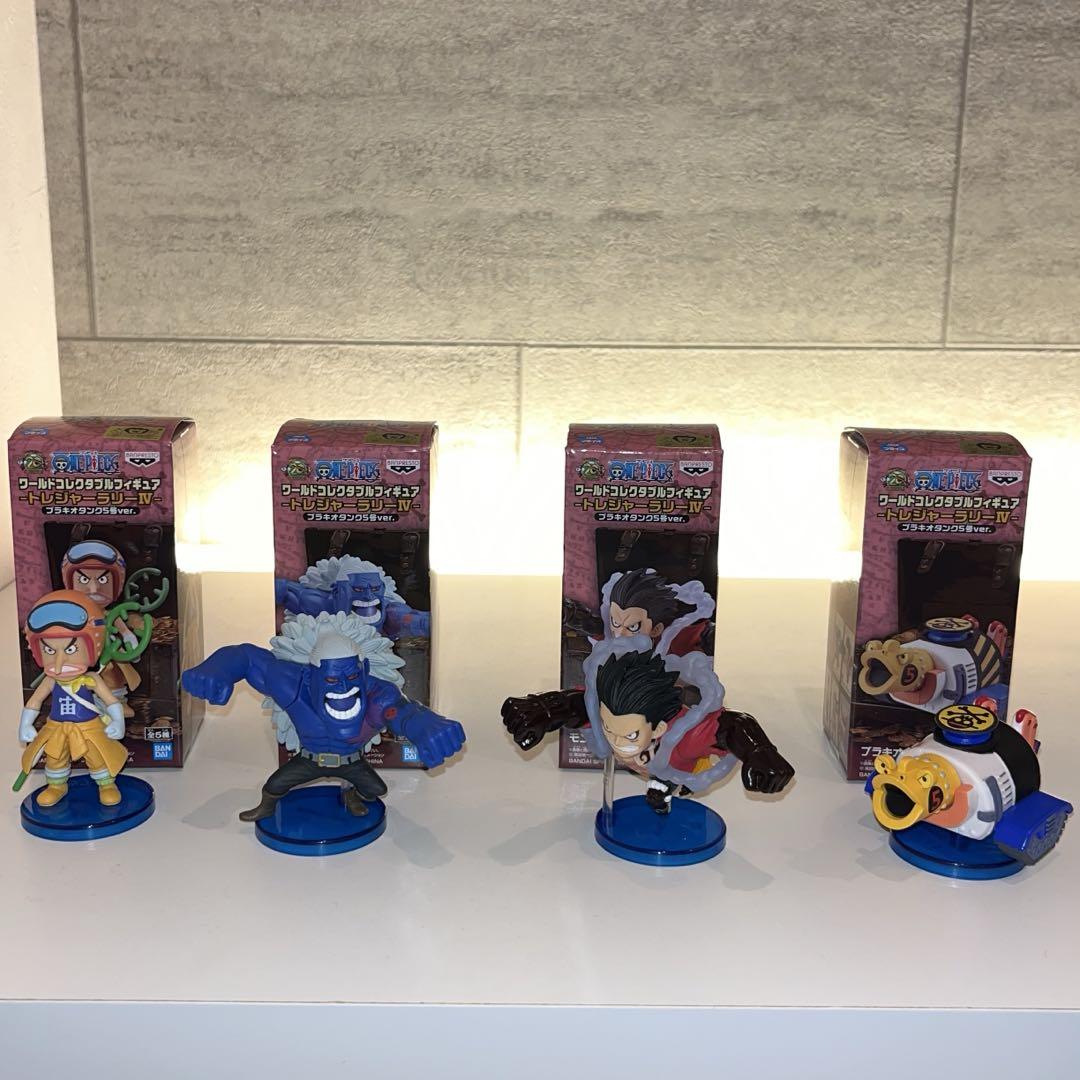 

[USED] Luffy, Bullet, Usopp, Brachiotank No. 5, Treasure Rally IV World Collectible Figure