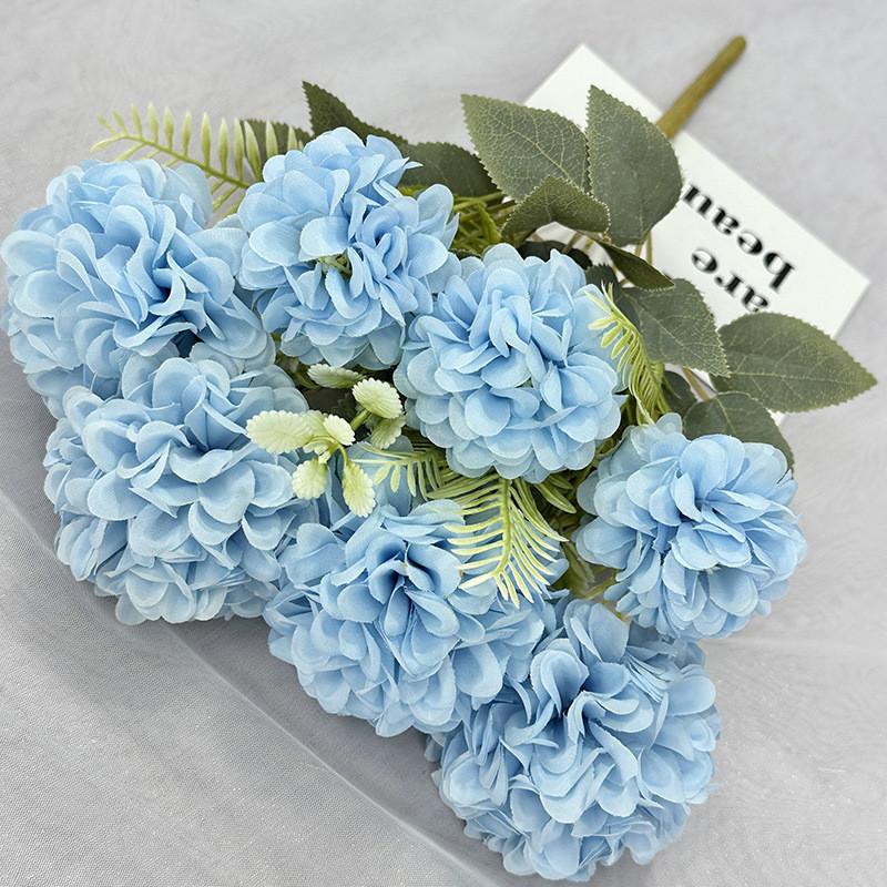 Spring Qi Seven Branch Edge Ball Artificial Flower Wedding Decor For Photography And Home Use