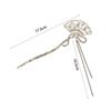 Fork Retro Temperament Hairpin Ancient Fan Fringe Hairpin Hanfu Step Shake Antique Style Hair Stick