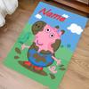 Custom personalization Peppa Pig Print Area Rug - Soft, Washable Non-Slip Indoor Mat,Living Room,Home&Office Decorative Rug