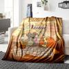 Custom Name "Adventurous Forest Friends" blanket for Couch & Bed, Plush Cozy Fuzzy Blanket Super Soft & Warm Blankets for Fall and Winter. 0908424