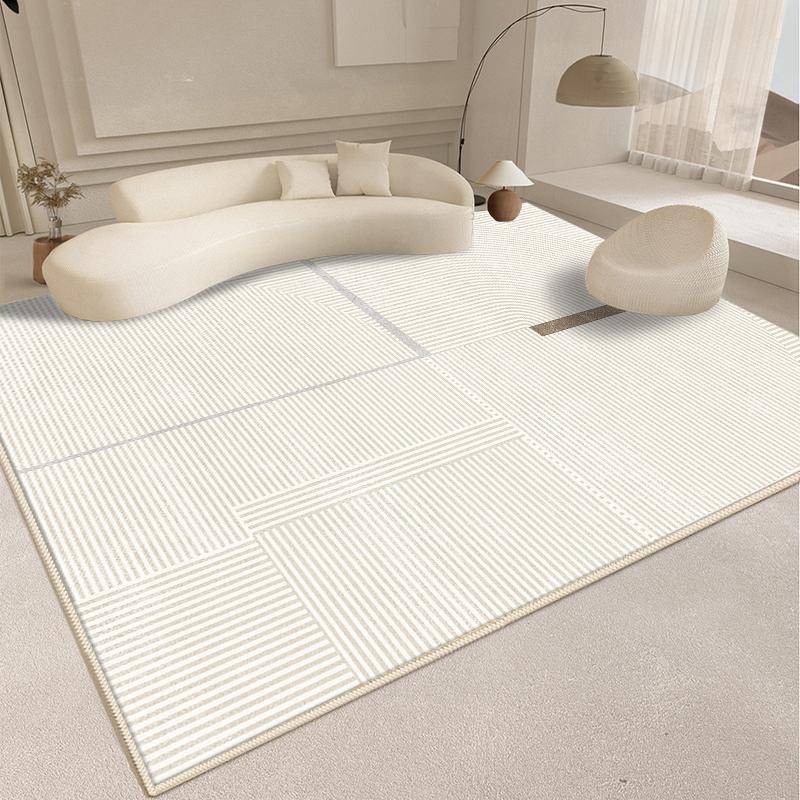Modern Style Living Room Decoration Line Carpet Fluffy Soft Rugs for Bedroom Abstract Design Plush Rug Home Thickened Floor Mat
