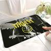 Popular Band N-nirvana-A Floor Mat Non-Slip Laundry Room Mat Laundry Decor Balcony Child Living Room Bedside Mats