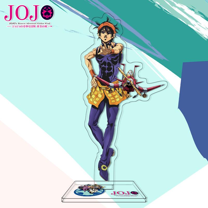 JOJO s Bizarre Adventure Golden Wind Anime Acrylic Standee Character Display Figurine Dropshipping Anime Merchandise