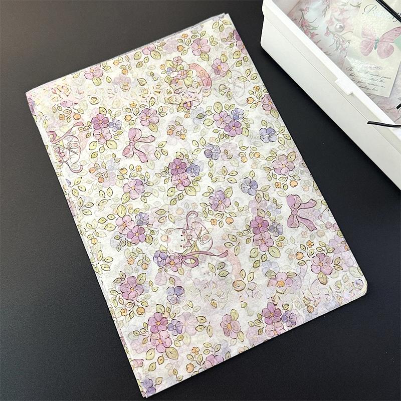 

50Pcs Gift Wrapping Paper Elegant Tulip Patterned Tissue Paper Floral Design with Green Leaf Wine Bottle Box Filling Decorating