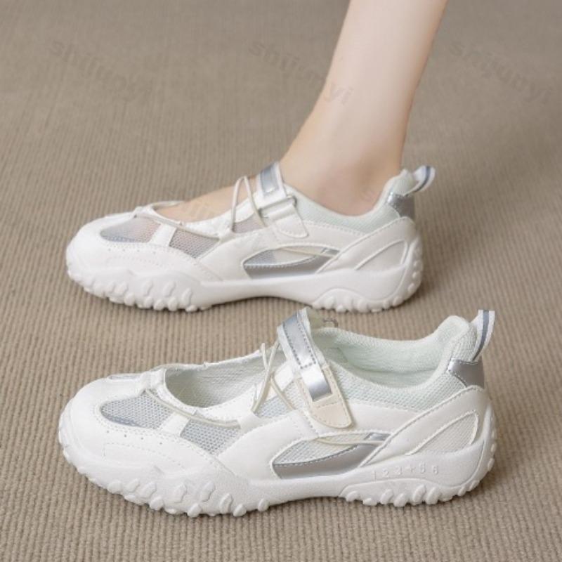 Fashion 2025 Summer New Mesh Breathable Casual Sports Shoes for Women Fashion Trend Comfortable Versatile Shallow Mouth Chunky sneakers