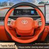 Ultra-thin Steering Wheel Cover for Toyota Yaris L - Dedicated Interior Modification Accessory