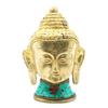 Brass Buddha Head Statue – 5 cm