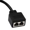 Universal Ethernet Cable Splitter RJ45 High-Speed Easy Installation Network Adapter Internet Port Extender 1 to 2