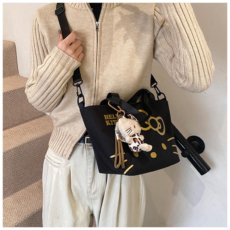 Petit Sac Bandoulière en Tissu Oxford avec Poche zippée pour un Usage Quotidien