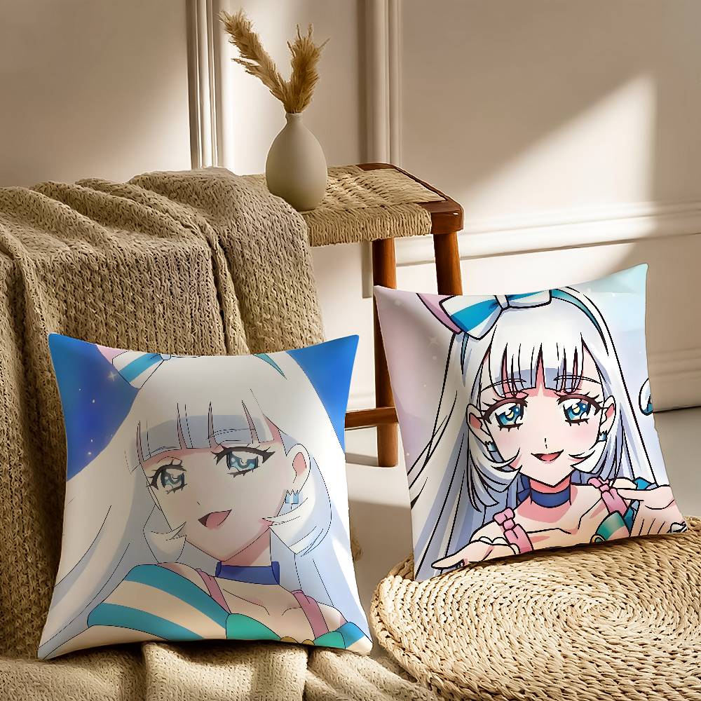 N-Nekoyashiki Yuki Kissenbezug Sofa und Wohnzimmer Dekorative Kissenbezüge Staubdicht und Milbendicht Verdeckter Reißverschluss