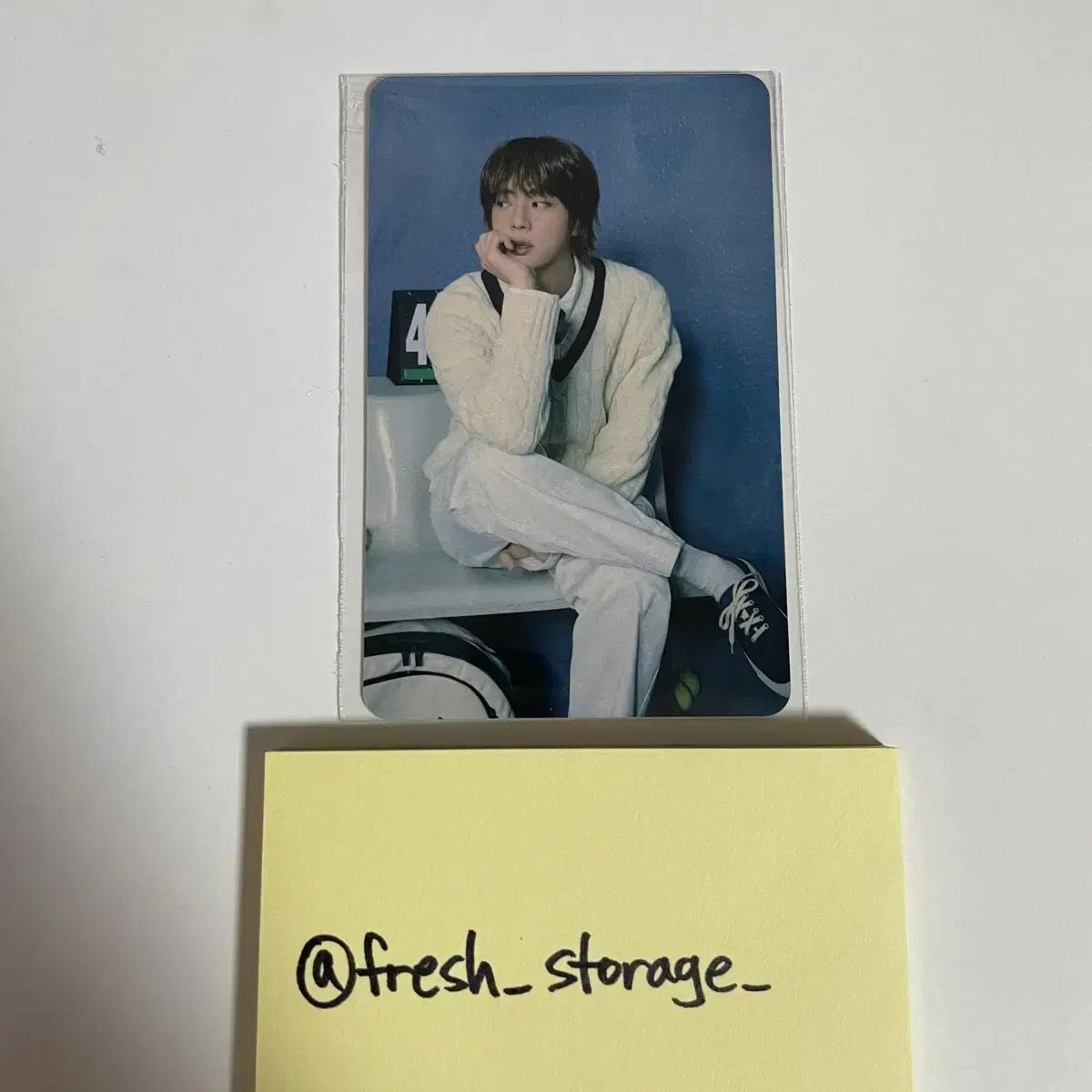 

Bts Seokjin Happy Withmuu Lucky Draw Bts Happy Photo Card