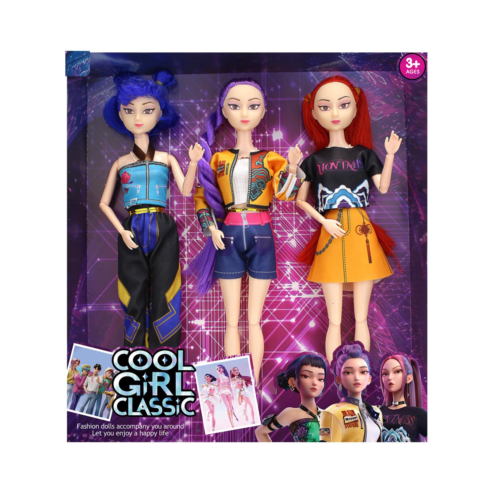 

3 шт. Шарнирные куклы, с реалистичным дизайном персонажей, станут восхитительным сюрпризом для детей и друзей. One Size