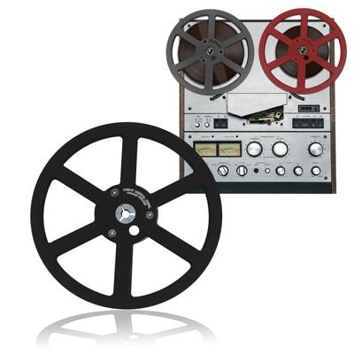 7 Inch Reel-To-Reel Recorders Accessory 6 Hole Light Metal Aluminum Empty Tape Reel Empty Aluminum Disc