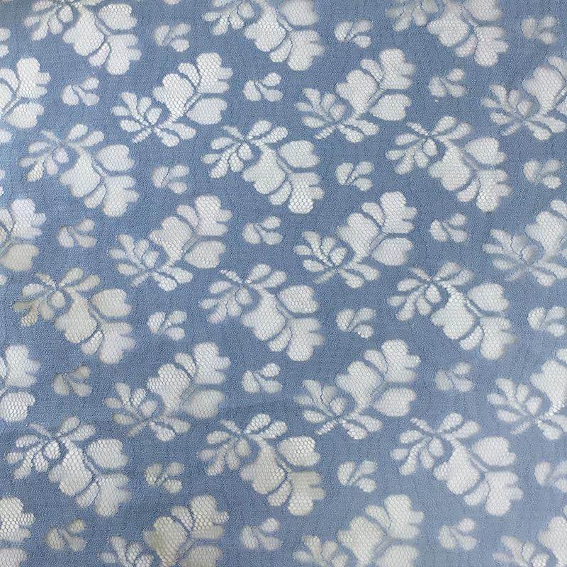 Spring/Summer Floral Lace Fabric for Women's Wedding and Evening Dresses, Cheongsams - Breathable & Non-Elastic Polyester.