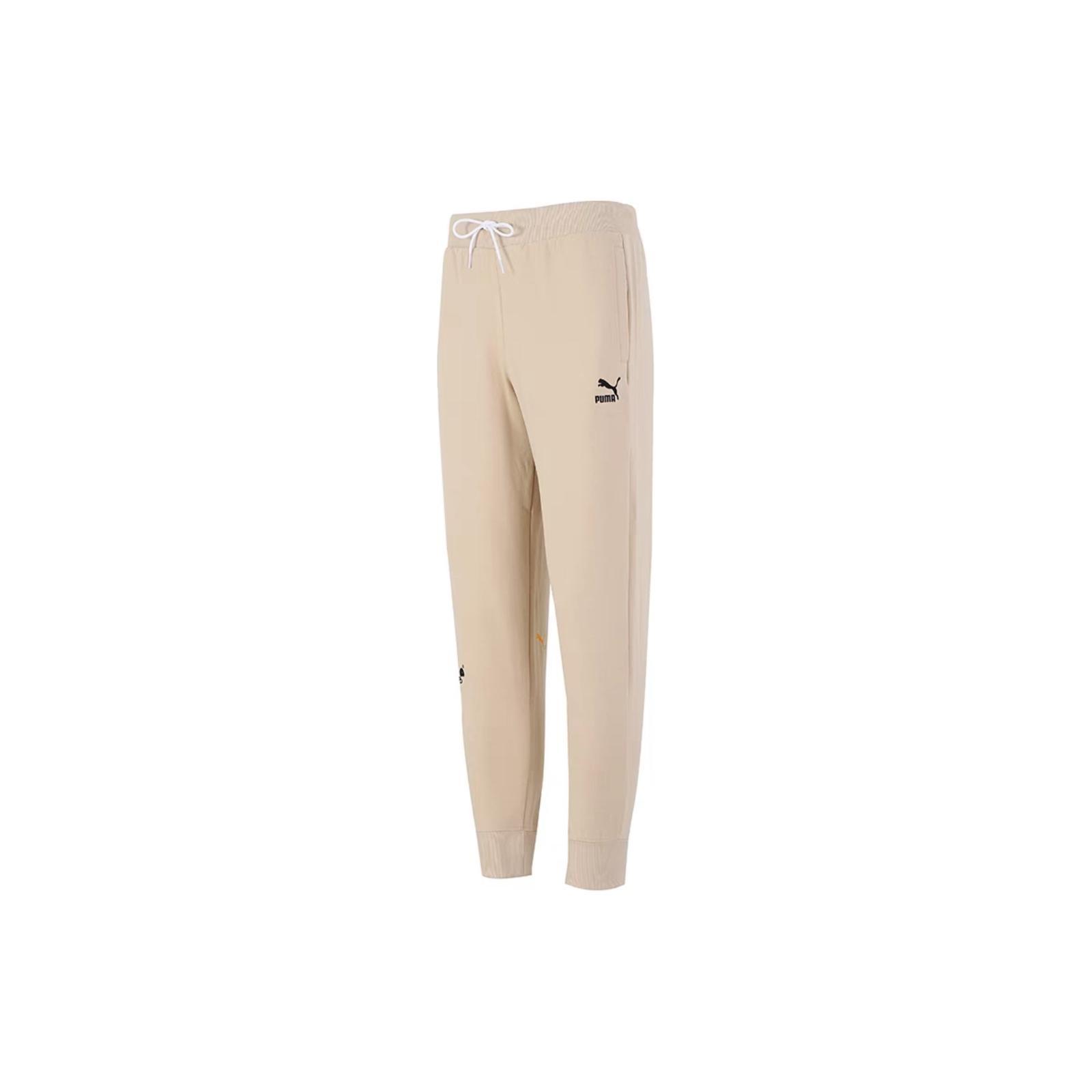 PUMA Logo Club Sweatpants Beige Men s 533202-20 S