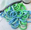 30/50pcs/Set Women 4cm High Elastic Big Hair Bands Solid Brown Headband Girls Ponytail Holder Fixed Hair Accessories Hair Ropes