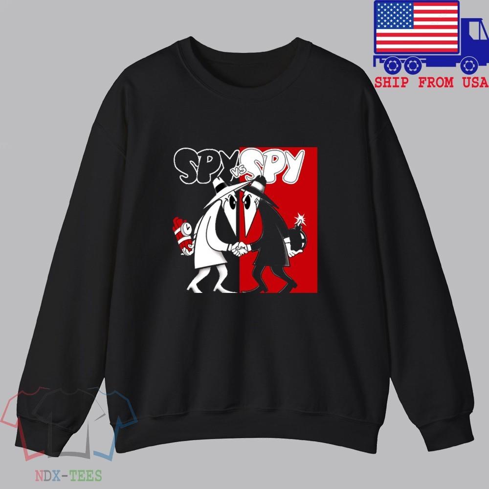 

Spy vs Spy Cartoon Men#039;s Black Size S to 3XL Unisex T-Shirt S