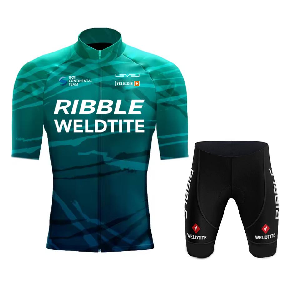 2026 Summer Breathable Cycling Suit Set Men's  Short Sleeve Racing Sport Suit Mtb Bicycle Cycling Clothing Mallot Ciclismo Hombre