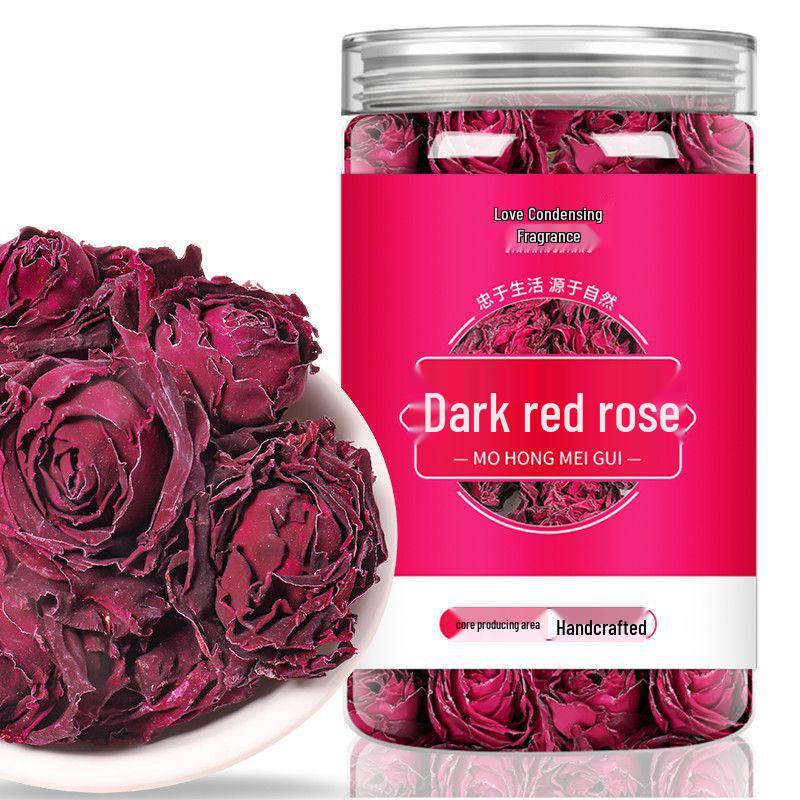 Аутентичный ароматный красный розовый чай с хризантемой и ягодами годжи - 30 г