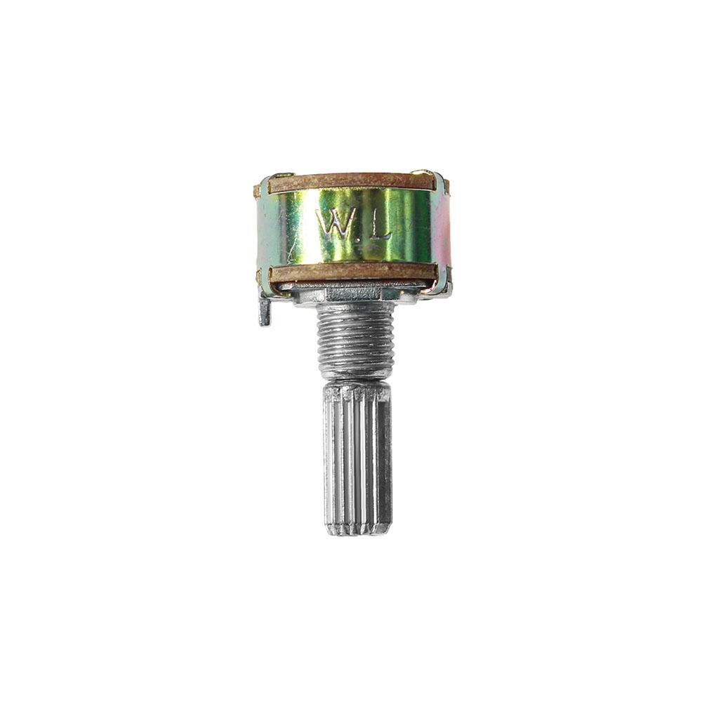 10 Stück WH148 Potentiometer B1K B2K B5K B10K B20K B50K B100K B500K Lineare Potentiometer 6-Pin 20mm Schaft mit Muttern und Unterlegscheiben Kit