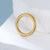 COOLTIME Stainless Steel O Ring New Classic Minimalist Shiny Smooth Rings for Women Bag Sewing Accessories Jewelry