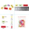 50pcs/Lot Rectangular Letter Beads Acrylic Beads Square Loose Spacer Beads For Jewelry Making Handmade Bracelet Necklace