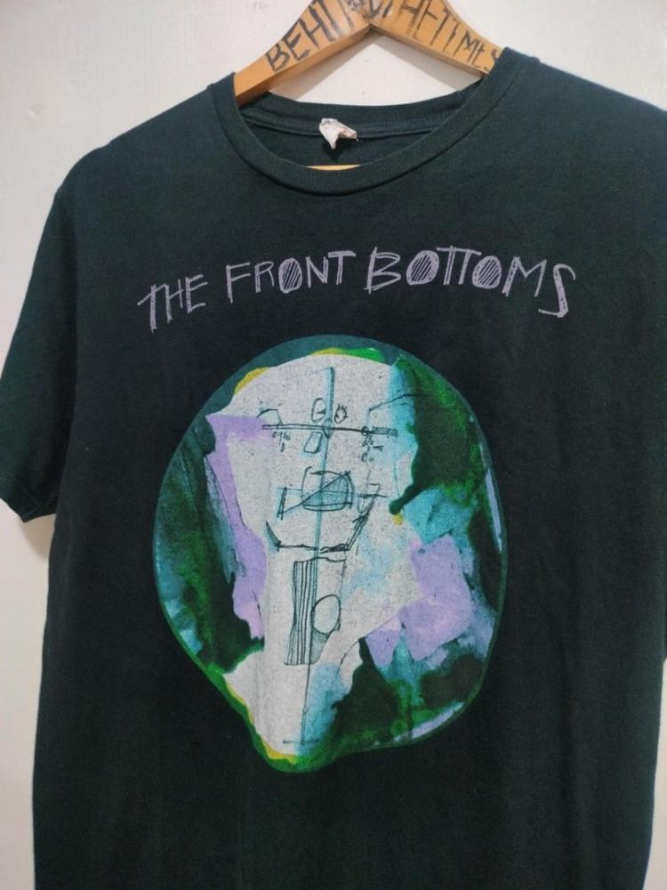 Винтажная футболка The Front Bottoms  Унисекс Хлопок Размер S-5XL Унисекс Футболка XXL