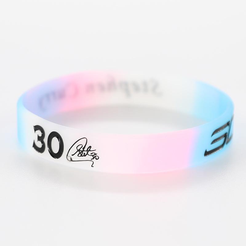 Thickened Luminous NBA Basketball Silicone Wristband: Harden, LeBron, Curry, Irving Edition