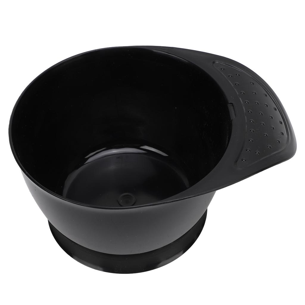 Hair Dye Bowl Salon Home Dyeing Coloring Tinting Mixing Stirring Tool with Non Slip Pad