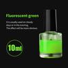 10ml Flytande Färg Slät Fluorescerande Iögonfallande Vattenresistent Flötesstjärtfärg för Fiske