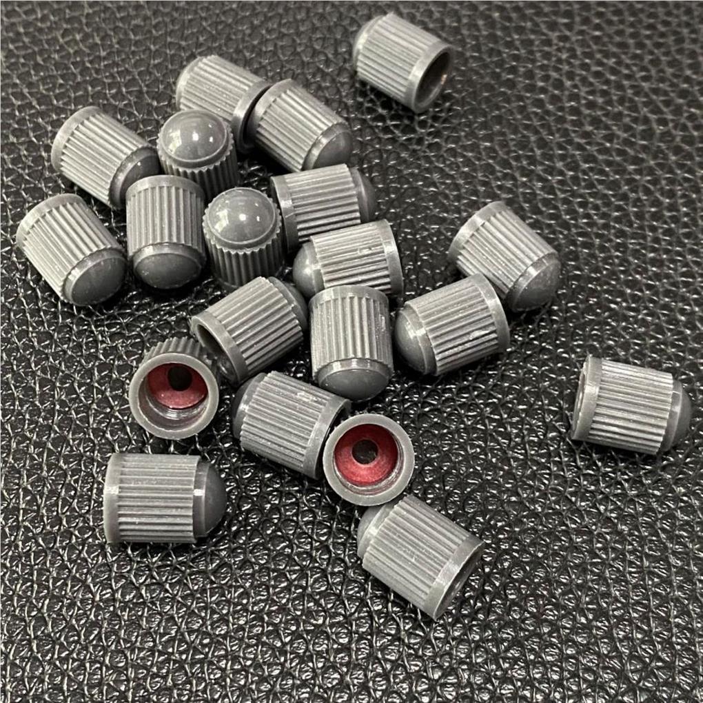 100 Pieces Tire Valve Caps Stem Tires Valves Dust Caps for Bicycles