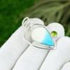 Muttertags-Sale 925 Silber Arizona Türkis Edelstein Peridot Anhänger Schmuck