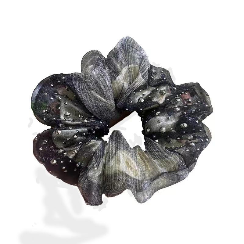 Gypsophila Organza Hairband - Large Flower Ponytail Tie