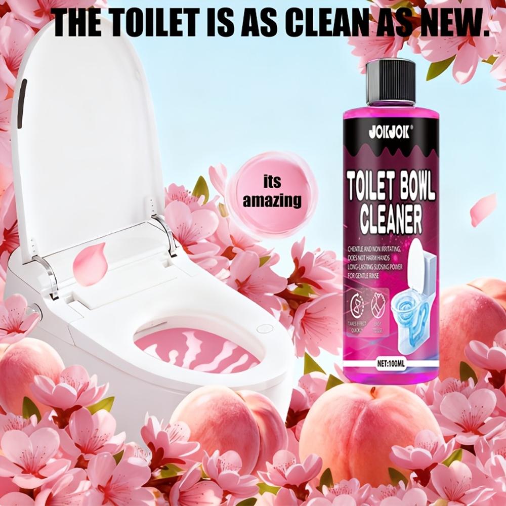 New Toilet Cleaner, Effective at Breaking Down Stains, Softens Deposits, Quickly Dissolves Various Impurities, Safe and Harmless