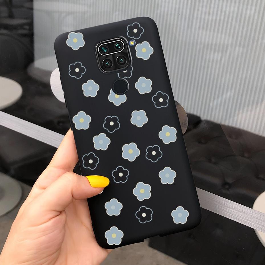 For Xiaomi Redmi Note 9 Case Luxury Sunflower Lavender Silicon Phone Back Cover Case For Redmi Note 9 Pro Max 9s Note9 Soft Etui