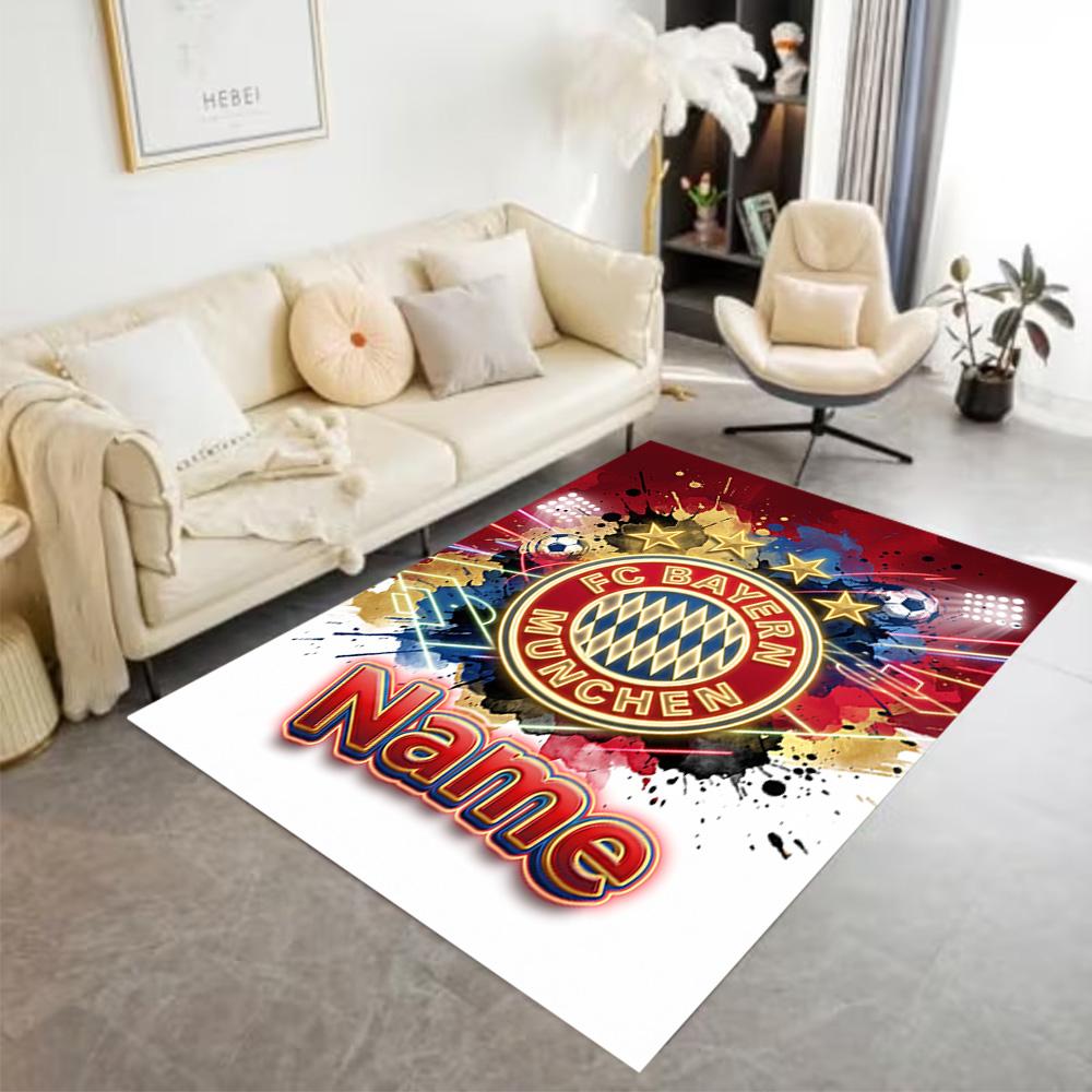 Bayern Munich Fan Gear Floor Mat Suitable for Living Rooms Study Room Decorate Room Dormitory Antislip Carpet Office Home Decor