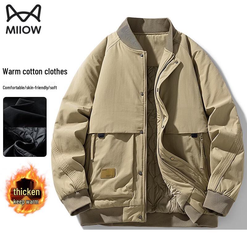 MiiOW Men s 2025 Winter Thickened Padded Jacket 3XL