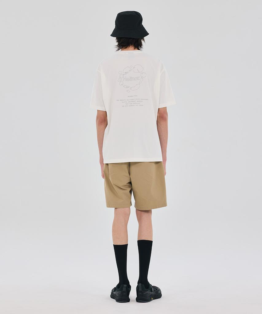Hellinogseuweeo Magic Hours Sorona Short Sleeve T-Shirt_White
