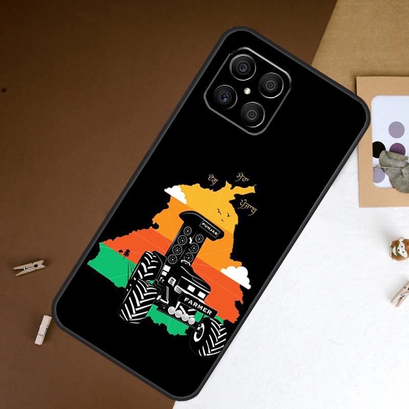 Punjab Map Outline Case For Honor 400 Pro 200 50 70 90 X9a X9b X9c X9d X8a X8b X8c Magic 7 Lite 5 6 8 Pro Cover
