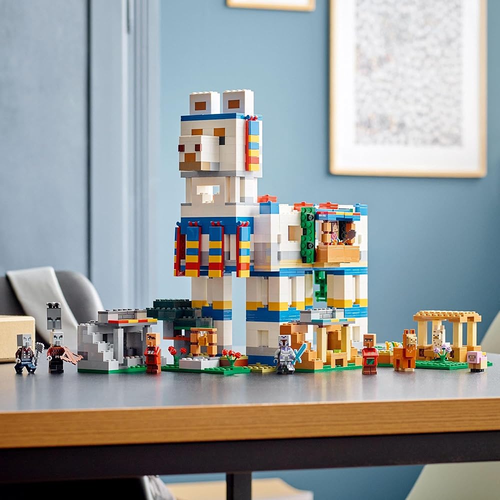 LEGO Minecraft Llama Village Building Set 21188 Toy for Boys and Girls Ages 9 and Up