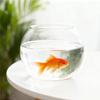 Fish Tank Aquarium Transparent Round Ornamental Portable G Oldfish Fish Bowl ABS Lightweight Aquarium For Fish Home Desk Decor