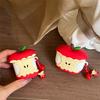 Stereoscopic Apple Core AirPods4 Suitable for Apple Bluetooth Wireless Headset Cover 1/2/3 Generation Pro2 Cute Silicone